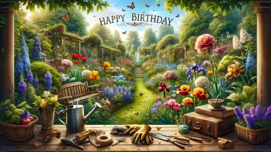Birthday Wishes for Garden Lovers